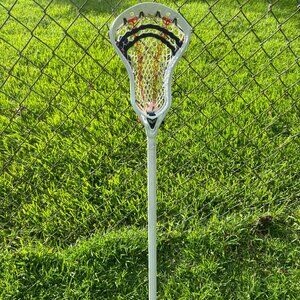 Used ECD Lacrosse Flex 5 Shaft with Warrior Evo 5 Head - Custom American Flag
